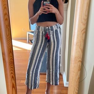 Striped Wide Leg Pants